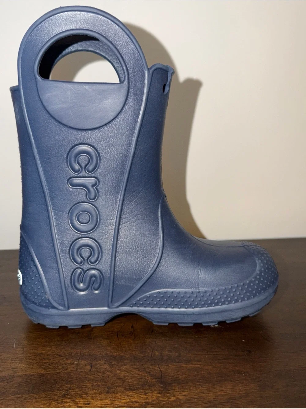 Crocs Children Toddler Handle It Rain Boots Navy Blue Size C12 Waterproof 12803